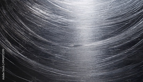 Scratches On The Shiny Aluminum Surface