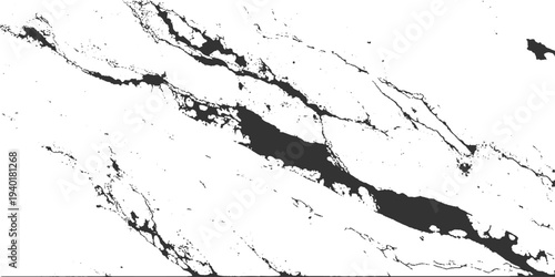 A vintage grunge design featuring black ink splats and white paint splashes on a textured paper border with artistic liquid spray patterns and vector splatter stains