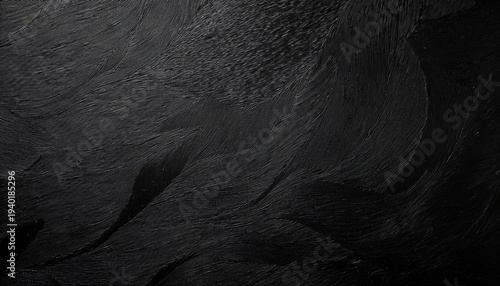 Black Paper Texture Close Up Background Surface