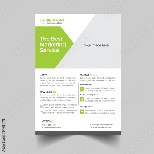 Corporate business flyer template design cover modern layout, annual report, poster, flyer in A4 with colorful business proposal, promotion, advertise, publication, cover page.