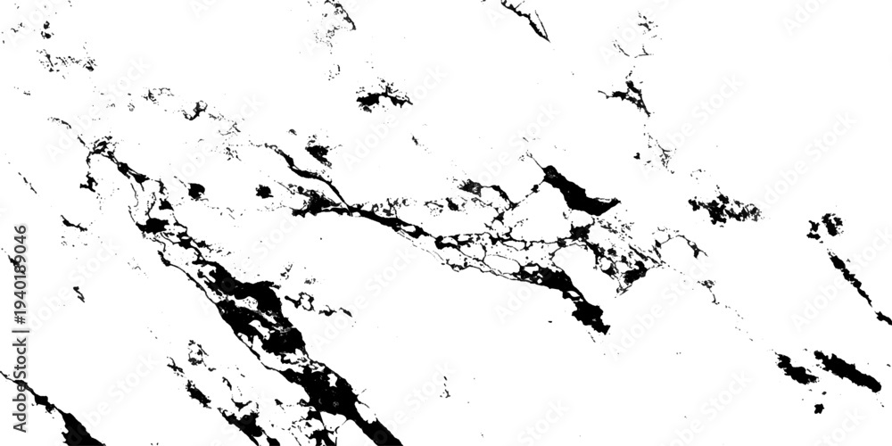 Obraz premium A dirty black ink splat and splash texture design forms a grunge pattern illustration on a white paper background frame with a liquid stain vector border