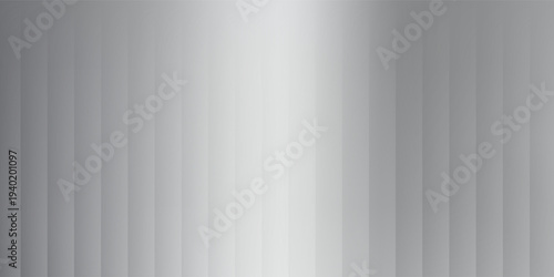 Silver metal foil gradient with chrome gloss and textured steel surface. 3D shiny background with mirror reflection and smooth grunge effect. Realistic vector in futuristic Y2K design trend