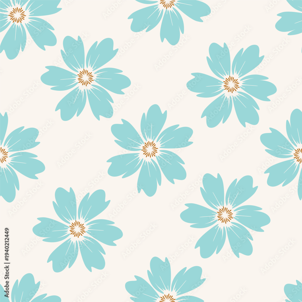Fototapeta premium seamless floral pattern