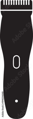 Electric Hair Clipper or Beard Trimmer Silhouette Icon