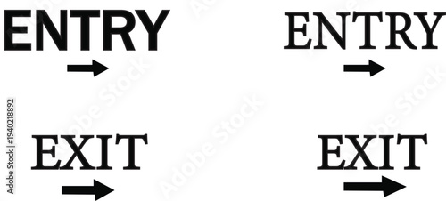 Enterance and exit flat icon, Train station information board icon in thin line style, modern train station facilities vector.Enterance and exit flat icon,train station thin flat icon