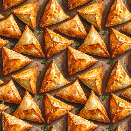 Isolated macro of a fresh tropical pineapple with green leaves and sweet fruit texture set against an abstract yellow paper background and a healthy natural red fabric pattern