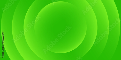 Abstract green circle background trendy. Fluid shapes composition.