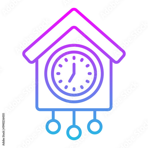 Cuckoo clock Icon