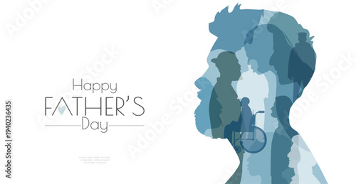 Happy Father's Day banner.