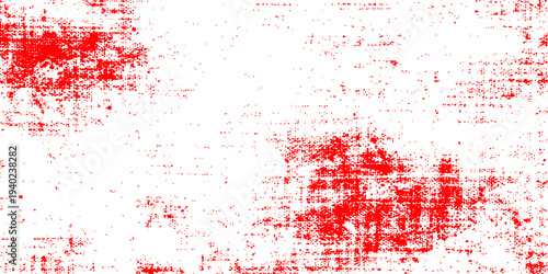 Red grunge paint and ink splat vector illustration featuring a blood splash texture on a dirty art backdrop for a decorative Christmas card wallpaper or spray stain design pattern