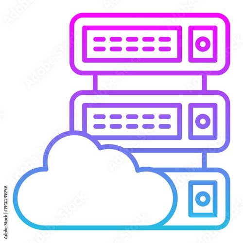 Cloud server Icon