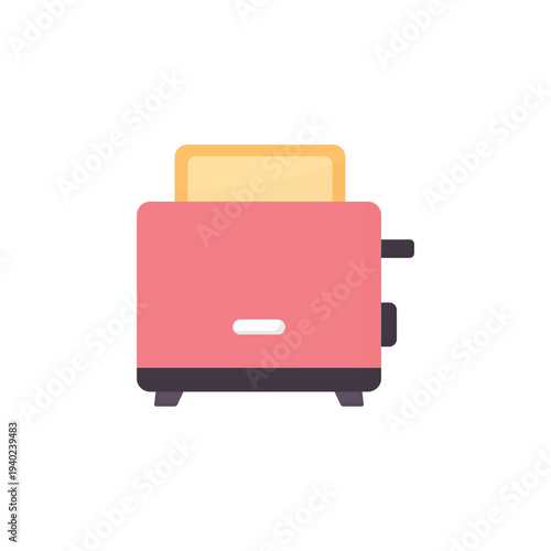 Bread toaster vector illustration on a white background