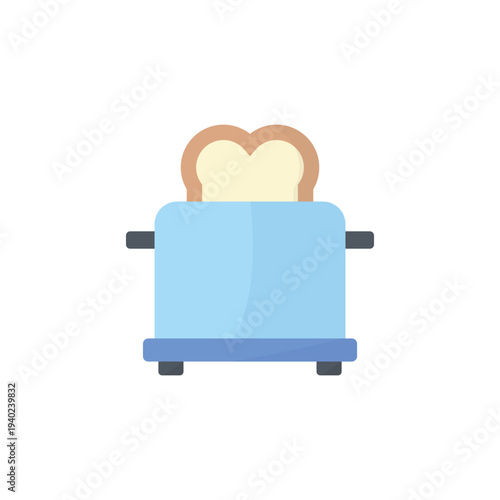 Bread toaster vector illustration on a white background