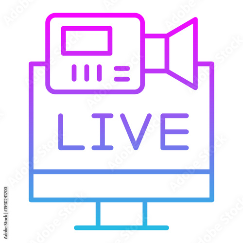 Live streaming Icon