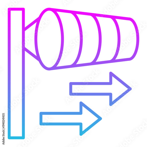 Wind direction Icon