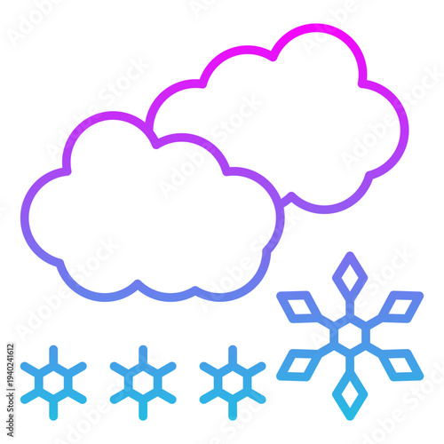 Snowy day Icon