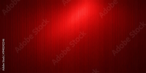 An elegant red velvet theater curtain backdrop features abstract textures and stage spotlight illumination for a dramatic cinema or show illustration