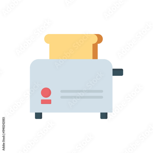 Bread toaster vector illustration on a white background
