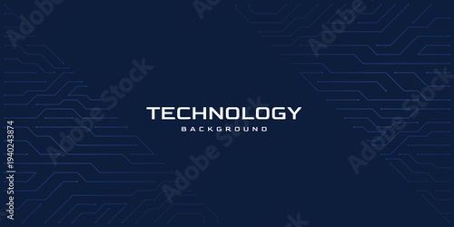 abstract line circuit board electronic engineering technology background, vector illustration