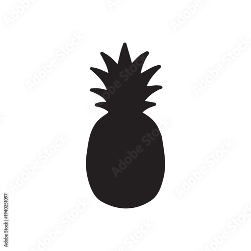 sketch of pineapple