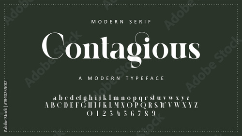 Elegant ligature alphabet letters font logo. Typography luxury classic lettering serif fonts decorative wedding vintage retro logos, design for fashion shop and brand vector illustration