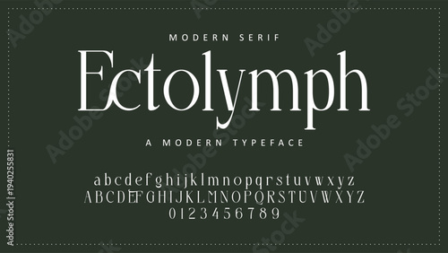 Elegant ligature alphabet letters font logo. Typography luxury classic lettering serif fonts decorative wedding vintage retro logos, design for fashion shop and brand vector illustration