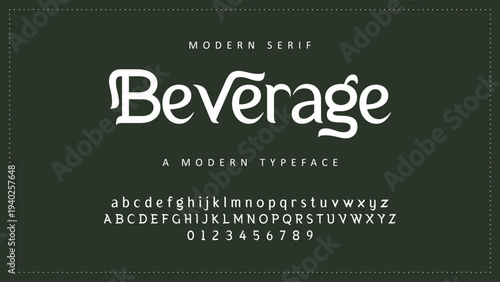 Elegant ligature alphabet letters font logo. Typography luxury classic lettering serif fonts decorative wedding vintage retro logos, design for fashion shop and brand vector illustration