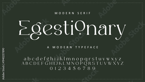 Elegant ligature alphabet letters font logo. Typography luxury classic lettering serif fonts decorative wedding vintage retro logos, design for fashion shop and brand vector illustration