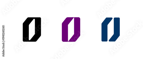 Letter O, digital alphabet font, for your logo design, vector illustration 10EPS