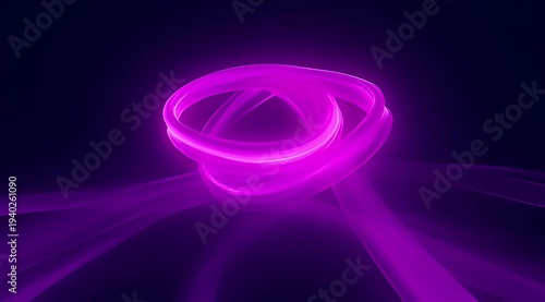 glowing purple swirls against dark background with flowing vaporous forms