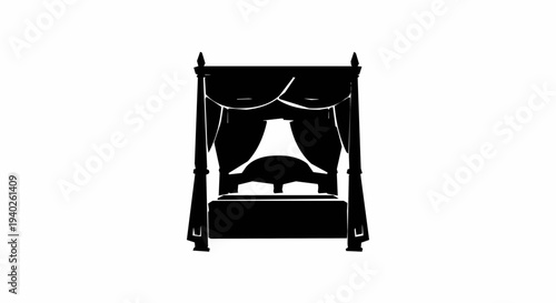 Vintage hourglass on white background