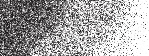 Grunge texture with noise white grain and metal. Background silver dot with overlay and noise. Grunge texture color monochrome effect grit metallic poster dissolve black wall pattern visual gradation.