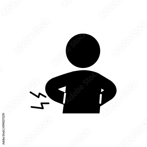 腰痛を感じている人のアイコン