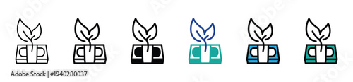 Financial Growth and Funding Concept Vector Icons