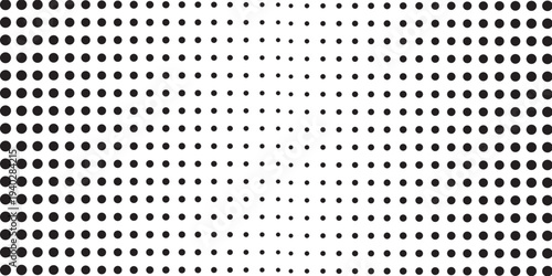 Black Polka dot seamless pattern. Polka dot Texture  background. Black  Dotted  pattern. White seamless pattern with black polka dots.