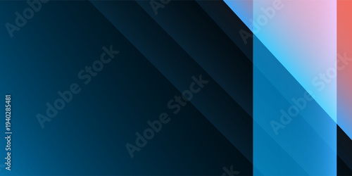 Abstract background featuring a smooth blue gradient with overlapping transparent red geometric shapes. Ideal for business presentations, website design, digital marketing and modern branding projects
