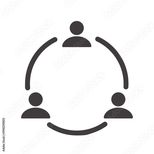 Collaboration icon vector set. EPS10