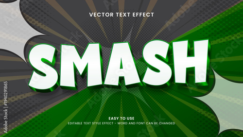 sams editable text effect 3d vector