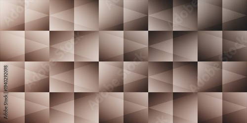 Abstract Geometric Grid Background with Triangular Patterns and Vibrant Multi-Color Grainy Gradient. Creative modern background. Clean minimalist geometric graphic. Wallpaper design