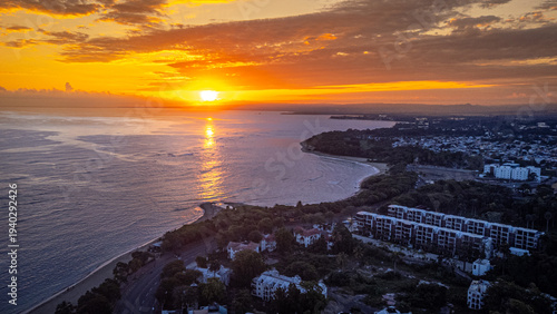 Wallpaper Mural Magnificent sunset on the beach of Puerto Plata in Dominican Republic Torontodigital.ca