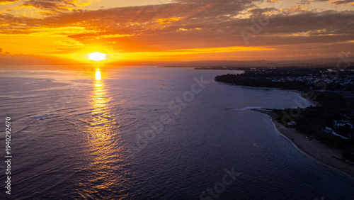 Wallpaper Mural Magnificent sunset on the beach of Puerto Plata in Dominican Republic Torontodigital.ca