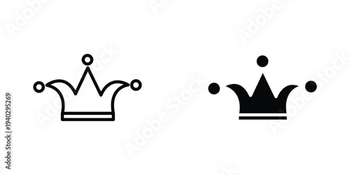 Jester hat icon in doodles flat and line stroke pack