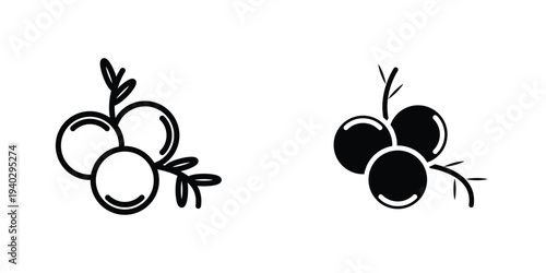 Juniper icon in doodles flat and line stroke pack