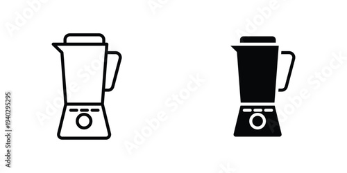 Juicer icon in doodles flat and line stroke pack