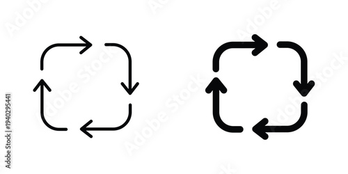 Life cycle icon in doodles flat and line stroke pack