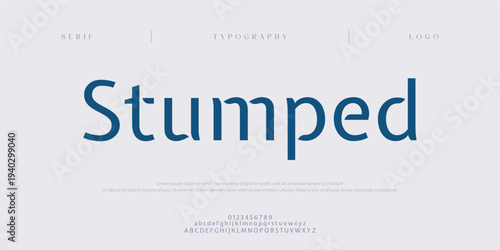 Stumped, Creative digital abstract sport modern alphabet logo font. Typography bold typeface for sport, technology, digital, future creative logos fonts. vector illustration
