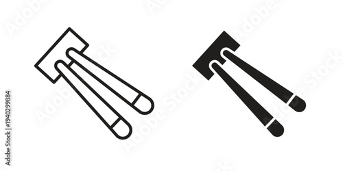 Chopsticks icon. modern vector symbols set