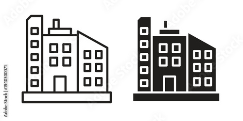 Company icon. modern vector symbols set