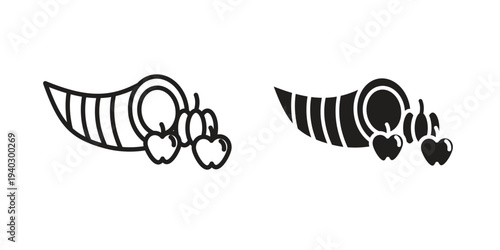 Cornucopia icon. modern vector symbols set