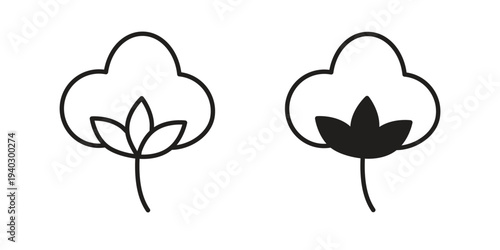Cotton icon. modern vector symbols set